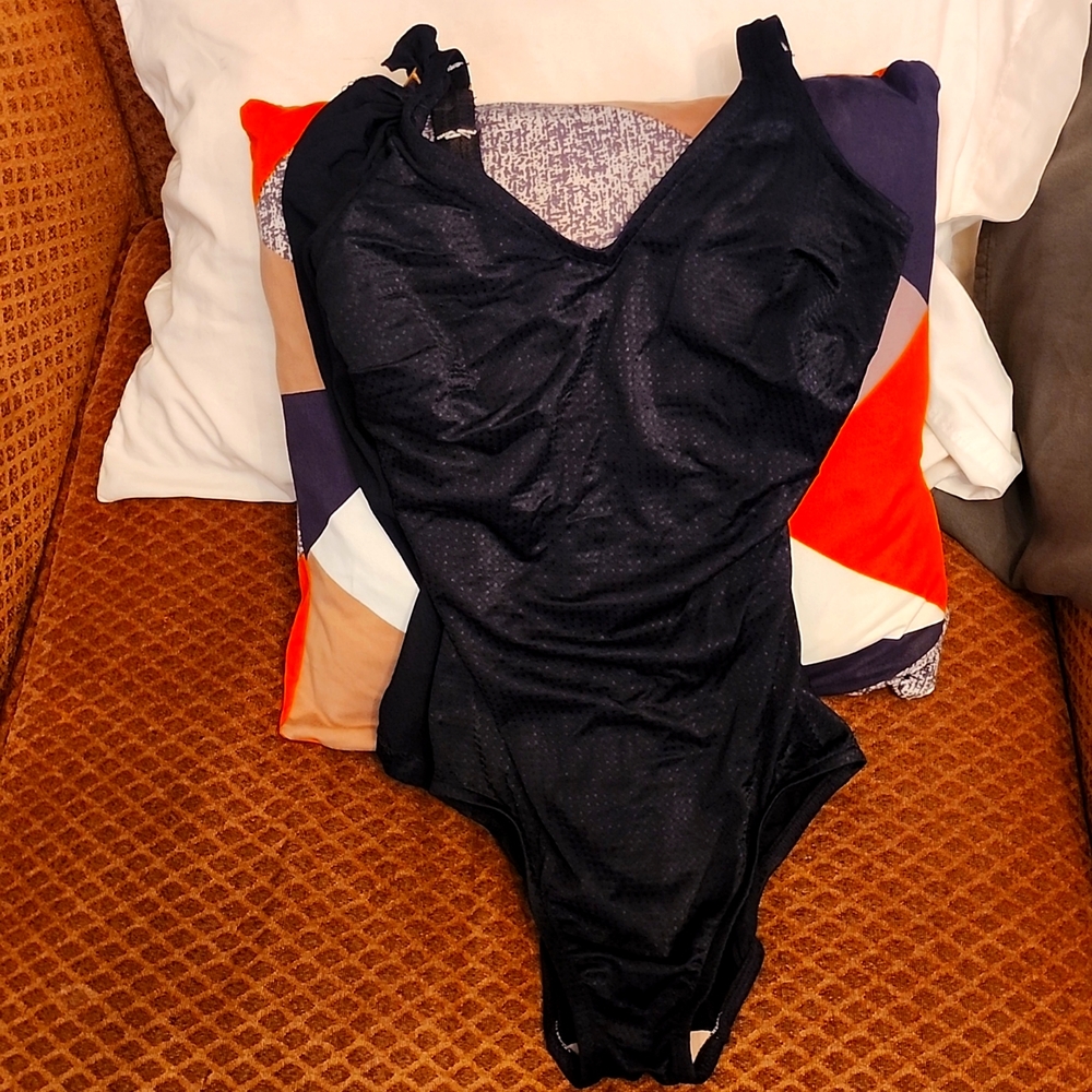 Black one piece Swimsuit